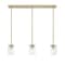 Z-Lite Thayer Pendant, 3-Light, 4.75 In.W x 34 In.L x 7.5 In.H, Luxe Gold/Clear 742MP-3LG - alternate 7
